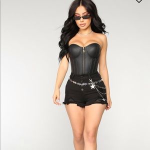 Black Corset Top